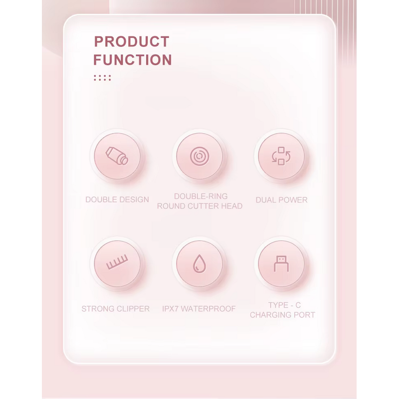 Electric Shaver Factory - OEM/ODM Dual-head Wet Dry Lady Shaver