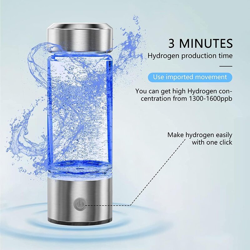 Hydrogen Water Bottle Manufacturer - Smart Alkaline Ionized with USB
