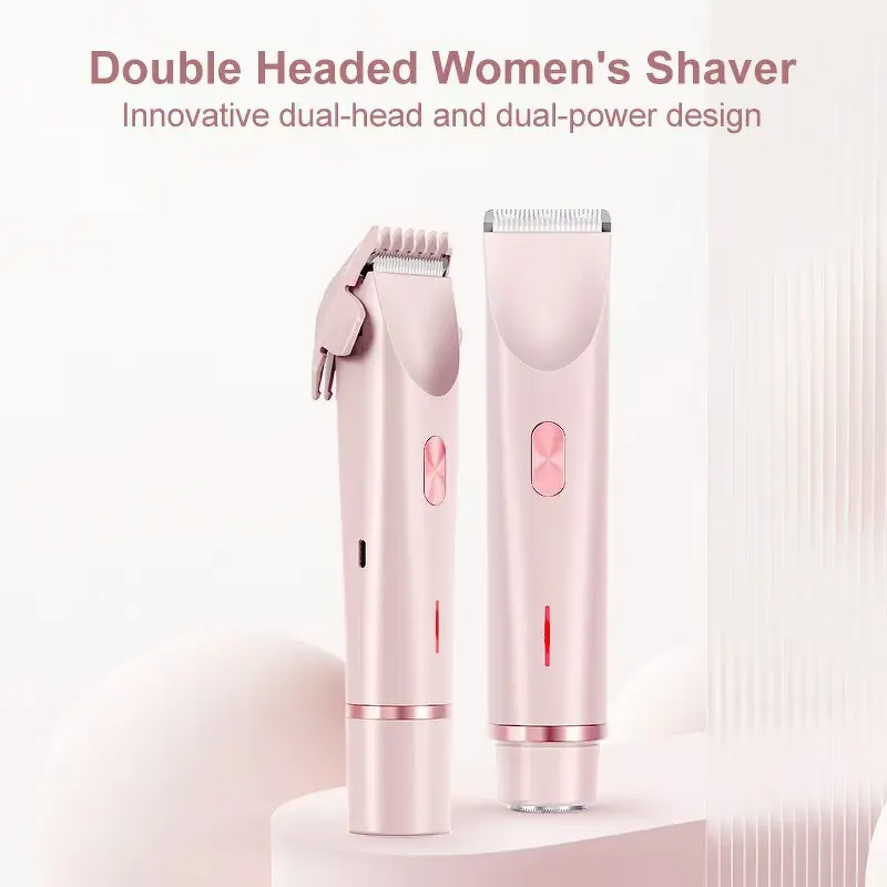 Electric Shaver Factory - OEM/ODM Dual-head Wet Dry Lady Shaver