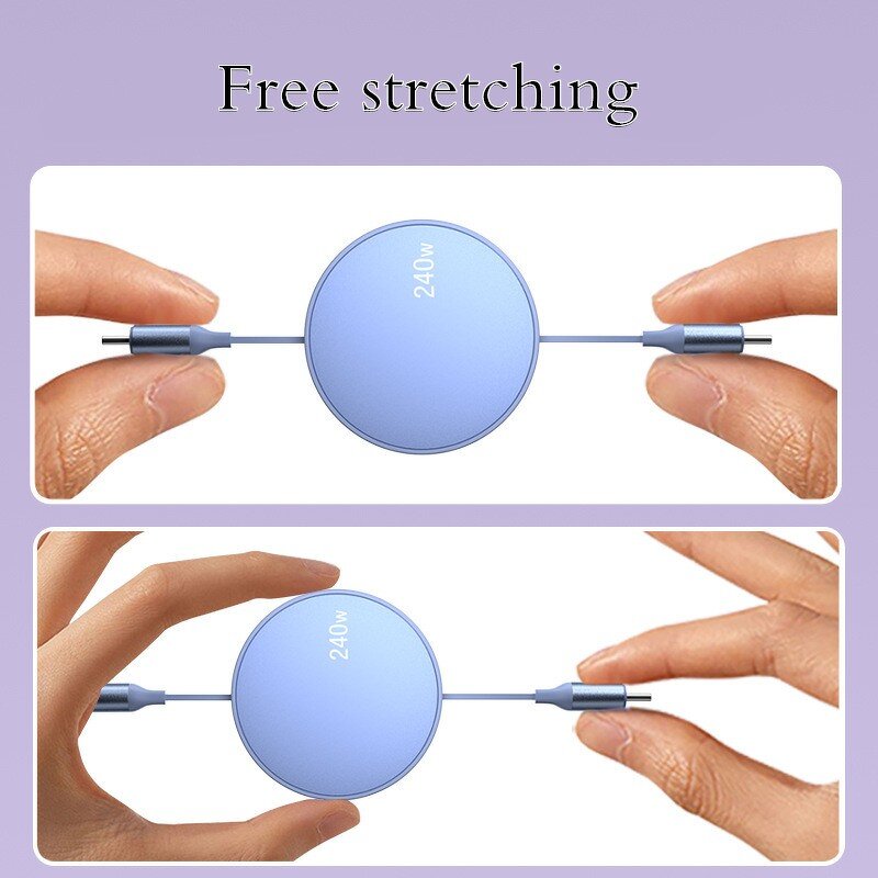 4 In1 Magnetic Charging Cable Supplier - 65w Fast Self-Stored OEM