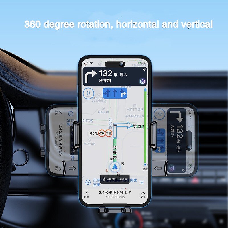 3 in 1 Car Phone Holder Factory - Vacuum Suction Grip Speaker OEM