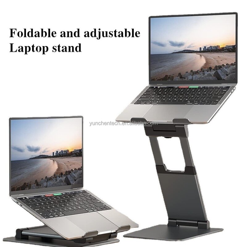 Adjustable Laptop Stand Factory - Foldable Aluminum Desk Holder OEM