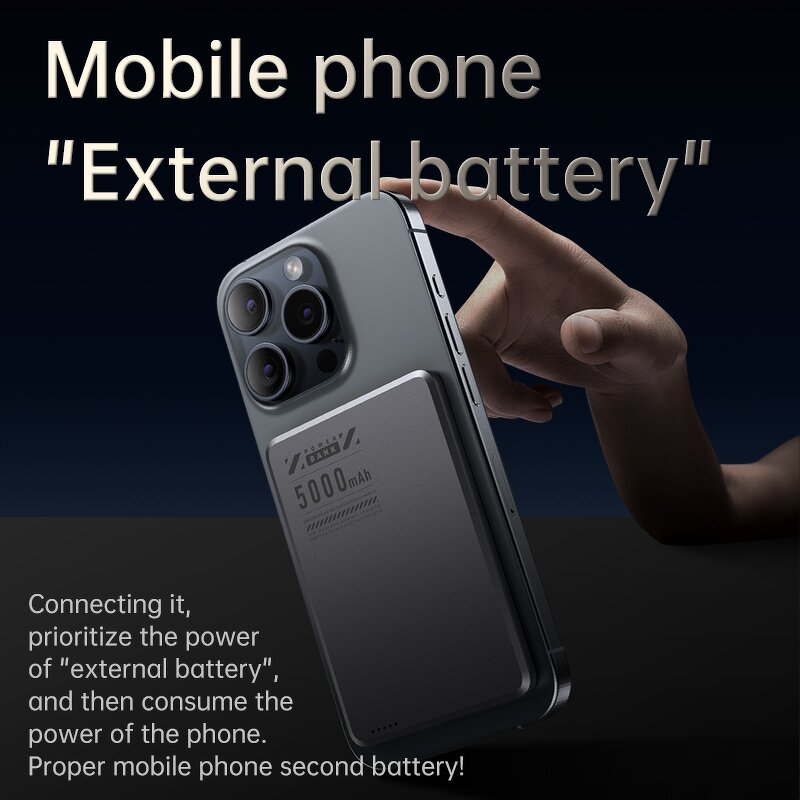 Mini Power Bank Supplier - Aluminum Alloy Magnetic 15W Wireless OEM