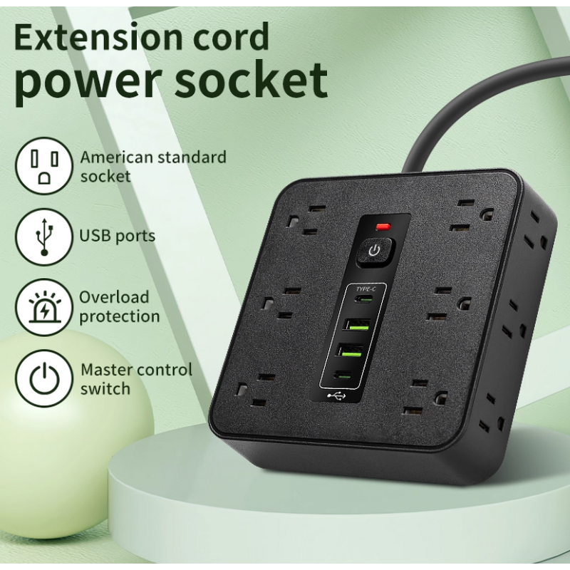 Smart Power Strip Factory - OEM USB PD Charging Switch