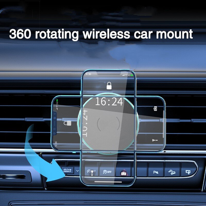 Wireless Car Charger Manufacturer - Strong Magnetic Mount OEM
