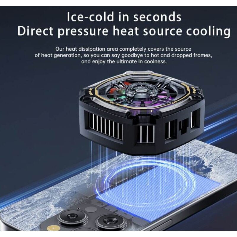 Cell Phone Cooler Supplier - Magnetic Semiconductor Live-broadcasting OEM