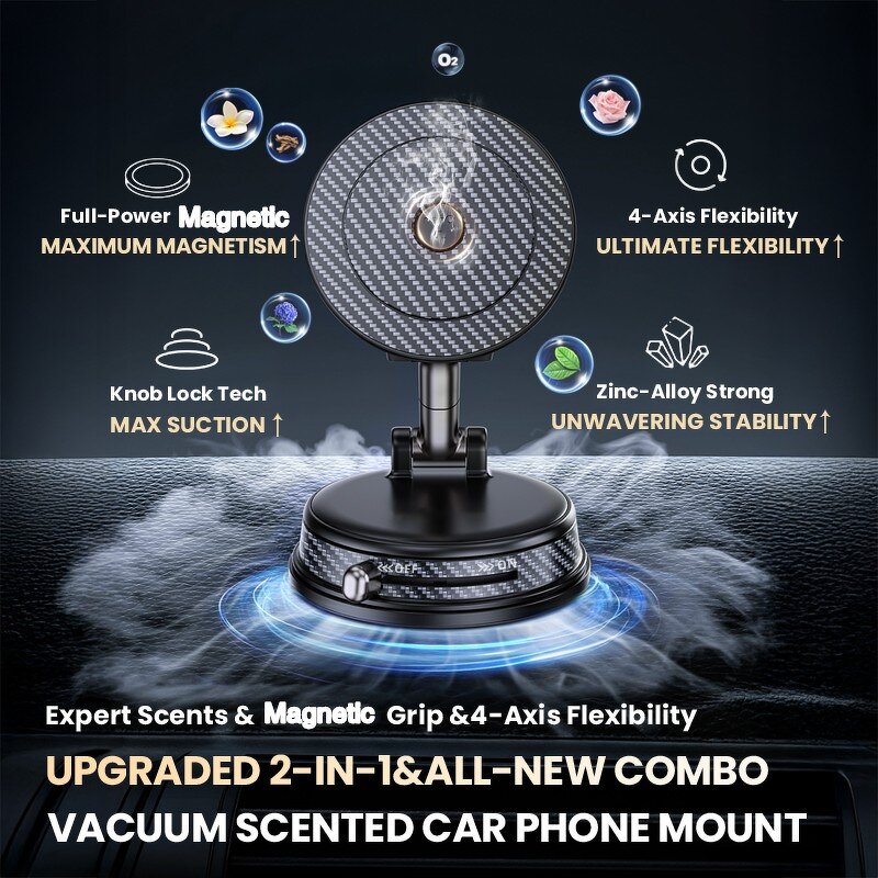 Car Dashboard Phone Holder Factory - Magnetic Adjustable Suction OEM