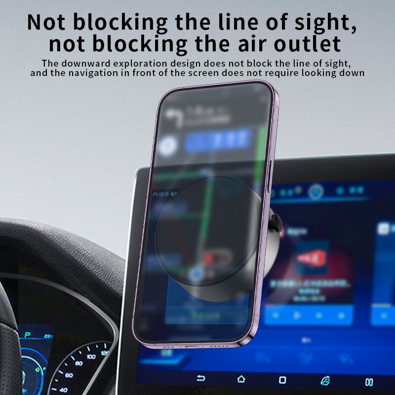 Magnetic Car Phone Holder Factory - 360 Rotation Suction Cup