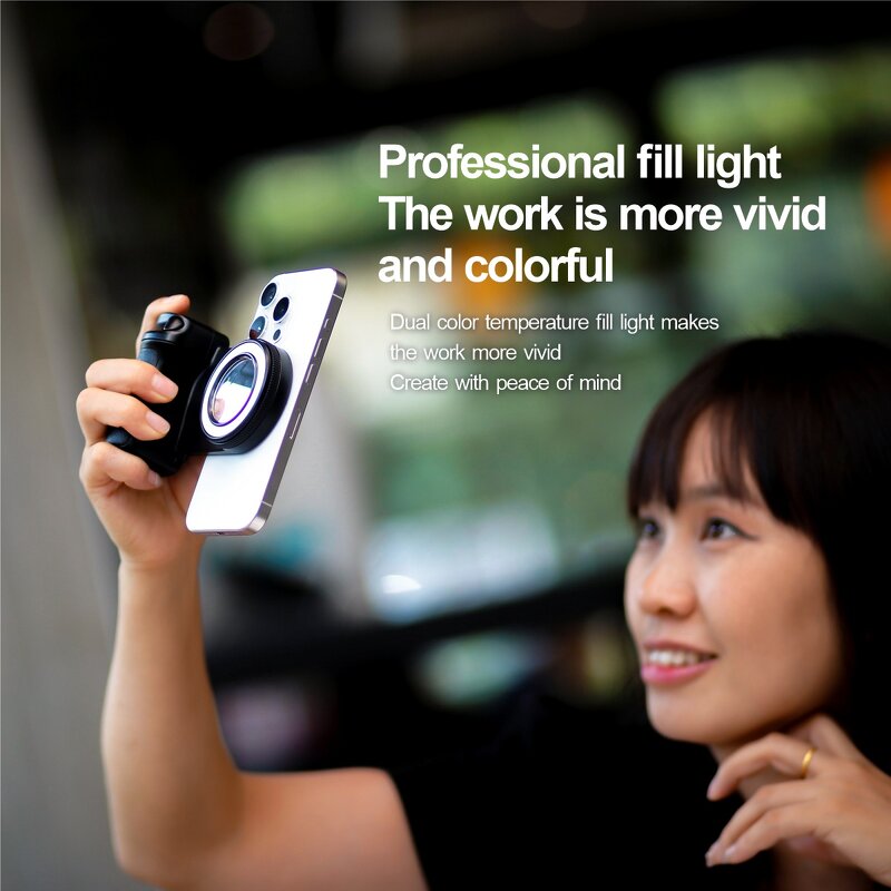 Magnetic Selfie Grip Factory - OEM Fill Light Mirror Capgrip