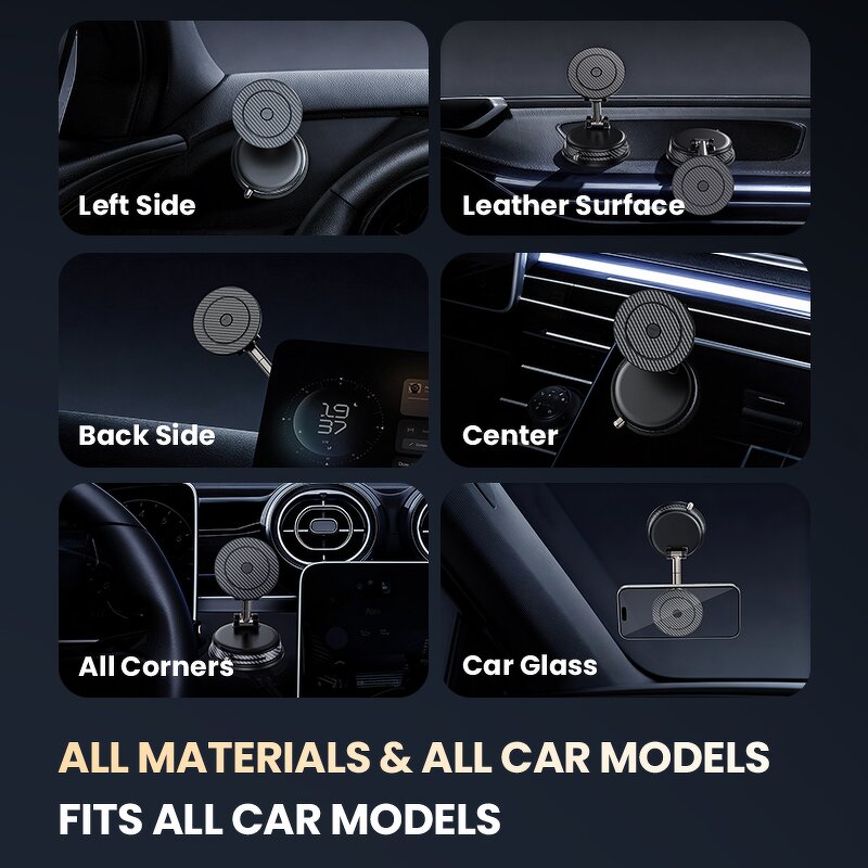 Car Dashboard Phone Holder Factory - Magnetic Adjustable Suction OEM