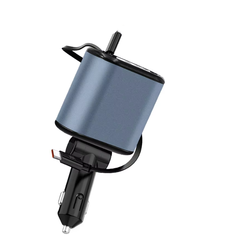 4 in 1 Car Charger Factory - PD 120W Fast Charge Retractable