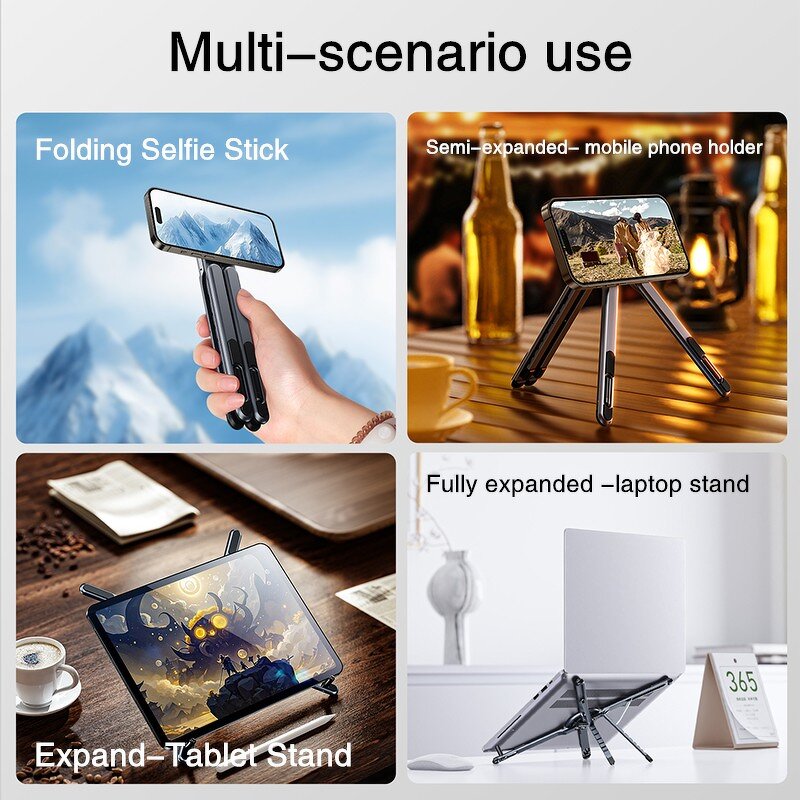 Portable Laptop Stand Factory - Foldable Aluminum Alloy Ergonomic OEM