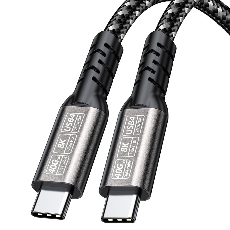 USB C to C Data Cable Factory - 240W Silicone Digital Display OEM