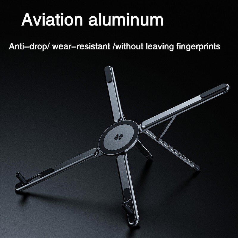 Portable Laptop Stand Factory - Foldable Aluminum Alloy Ergonomic OEM