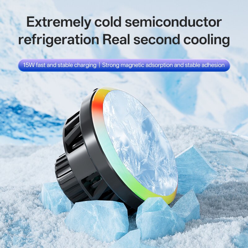 AI Gaming Phone Cooler Supplier - Smart Temp Control LED Display OEM