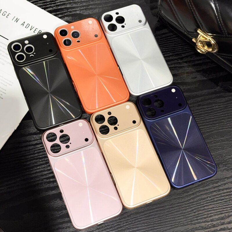 CD Pattern iPhone Case Supplier - Iridescent Aurora Electroplated OEM
