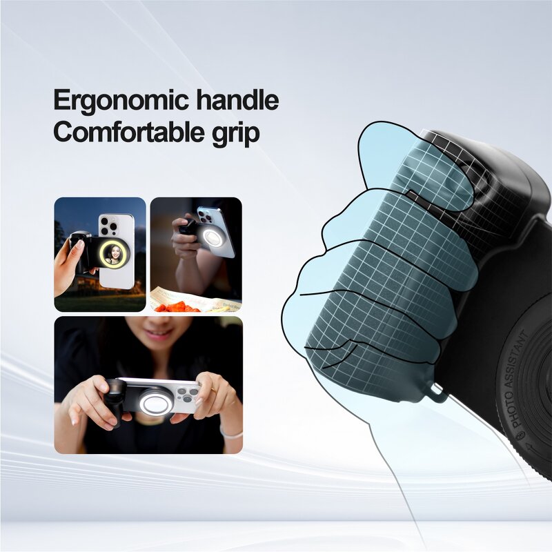 Magnetic Selfie Grip Factory - OEM Fill Light Mirror Capgrip
