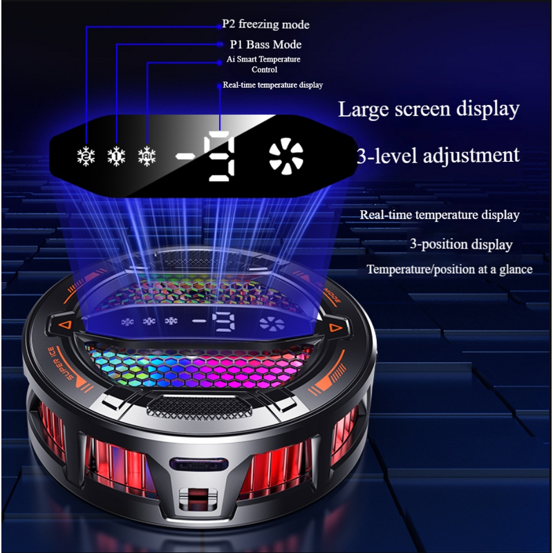 Magnetic Phone Cooler Supplier - Rotatable Clip Semiconductor Memo OEM