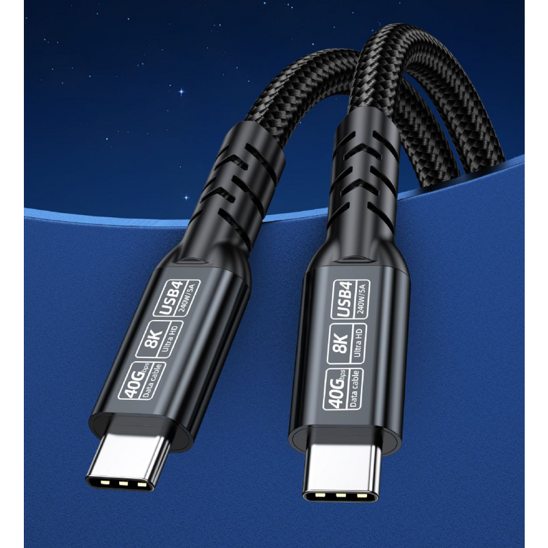 USB C Pro Cable Manufacturer - 5A Fast Braided 240W 40Gbps OEM
