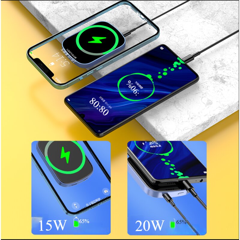 Magnetic Power Bank Factory - 10000mah High Capacity Holder OEM