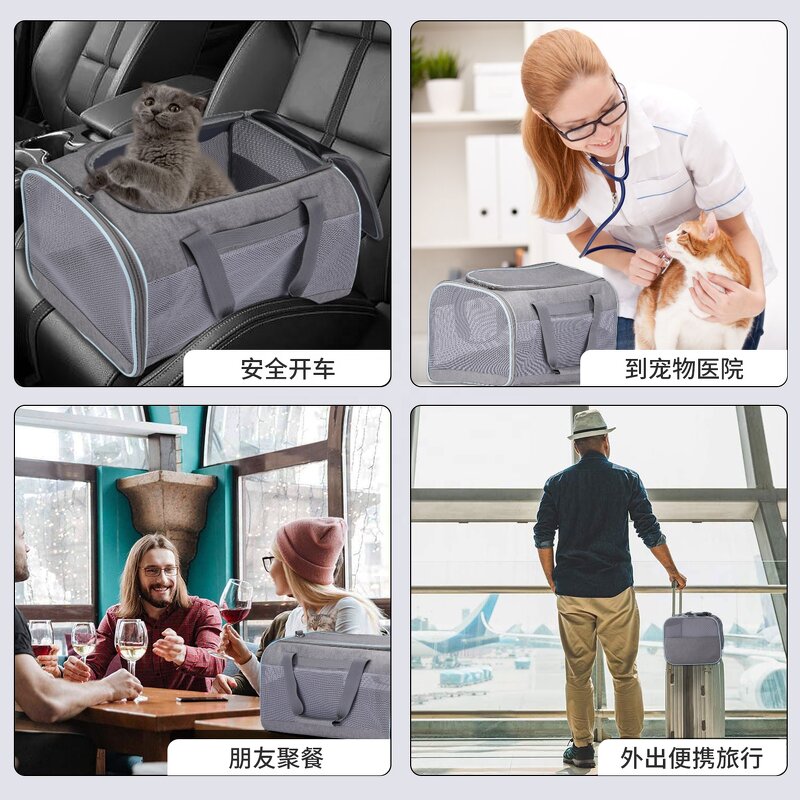 Pet Carrier Manufacturer - OEM/ODM Small Airline Approved Collapsible Bag