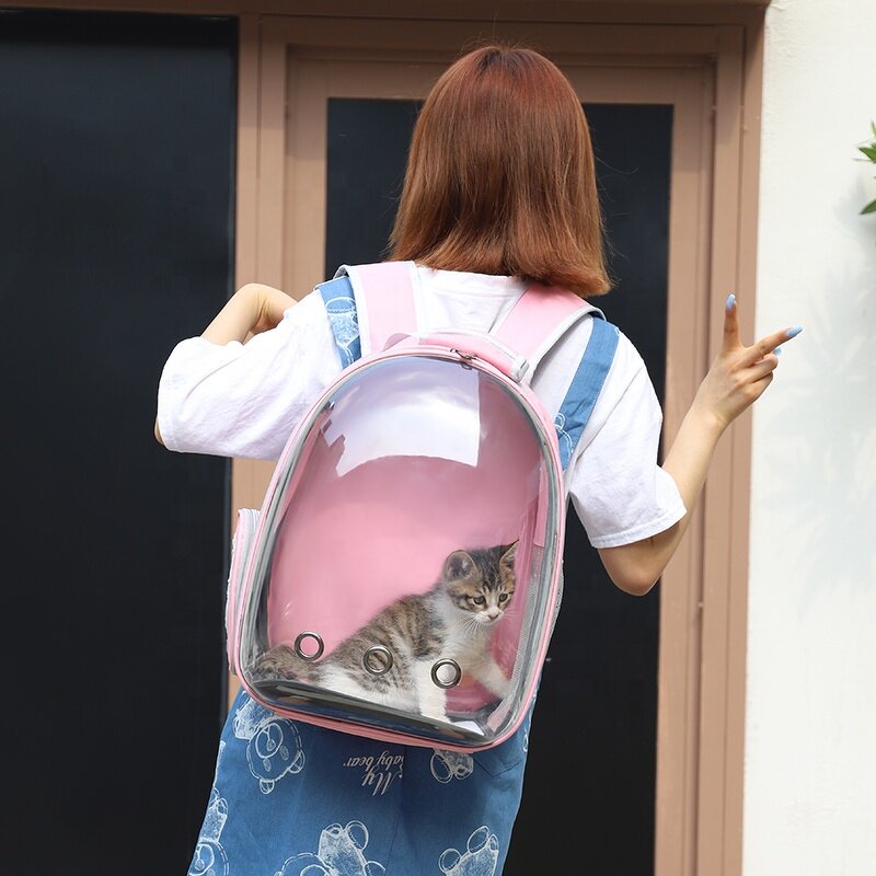 Pet Backpack Manufacturer - OEM/ODM Transparent Space Capsule Breathable Bag