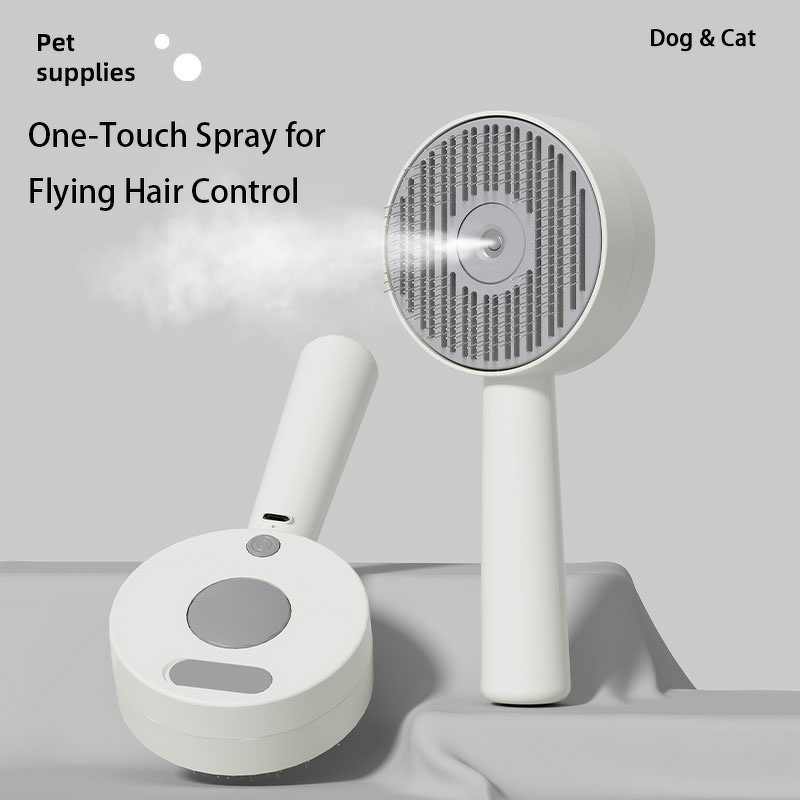 Pet Hair Brush Factory - OEM/ODM Eco Friendly ABS Rechargeable Steam
