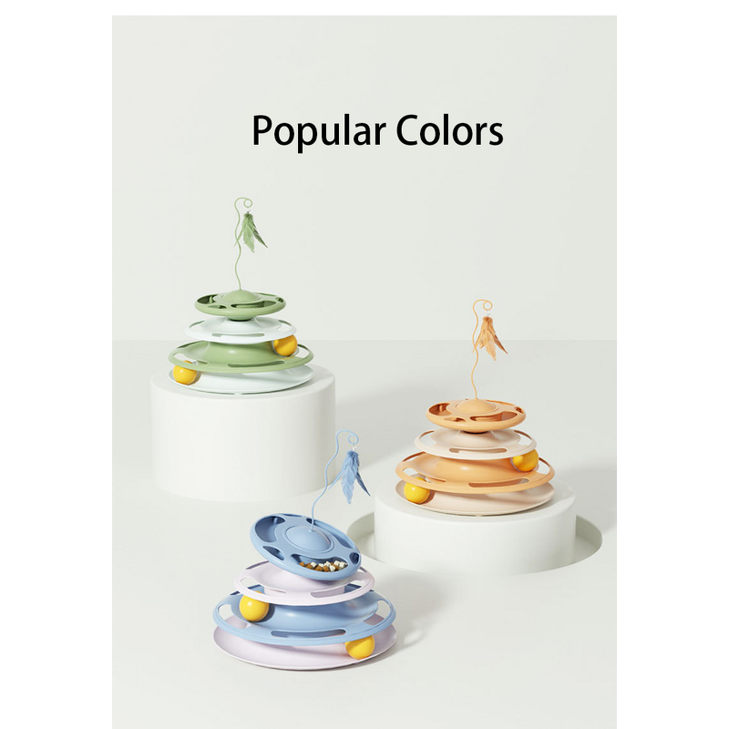 Interactive Cat Toy Factory - OEM/ODM Waterproof Puzzle Feeder PP Material