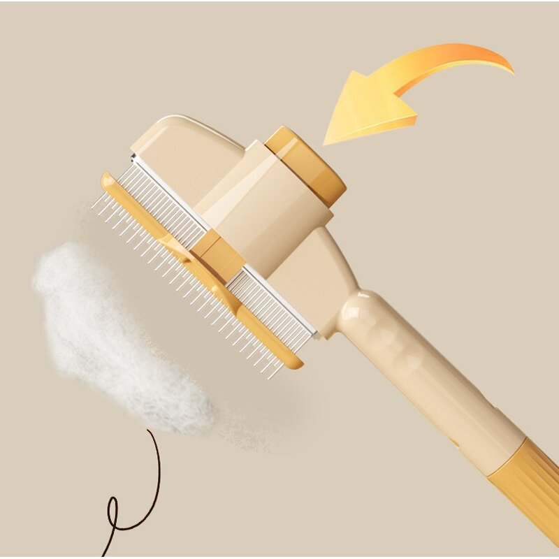 Pet Grooming Brush Factory - OEM/ODM Self-Cleaning Shedding Pet Comb