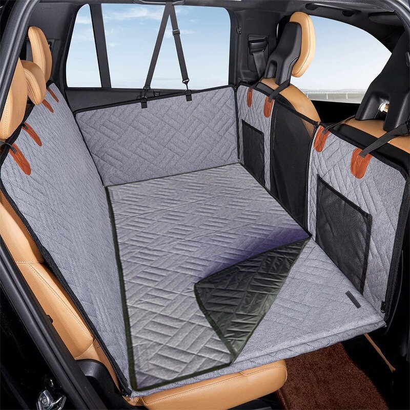 Pet Backseat Cover Factory - OEM/ODM Oxford Hard Bottom with Zipper Pocket