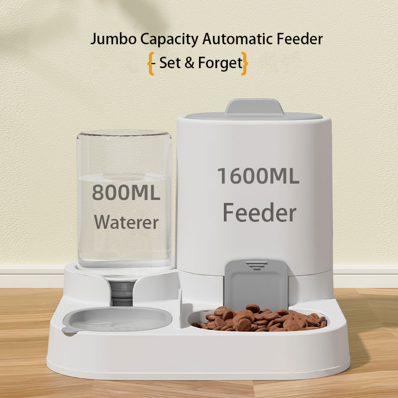 Pet Feeder Factory - OEM/ODM 2-in-1 Anti Slip Automatic Dispenser