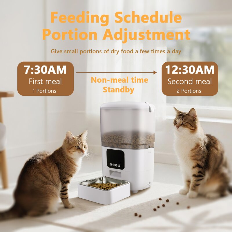 Pet Feeder Factory - OEM/ODM Smart 6L Automatic for Dogs Cats