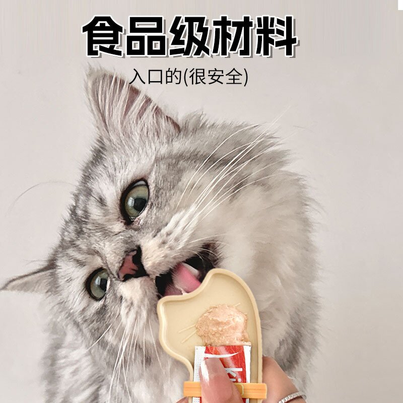Pet Feeding Spoon Manufacturer - OEM/ODM Snack Squeezer Tool Cat Spoon