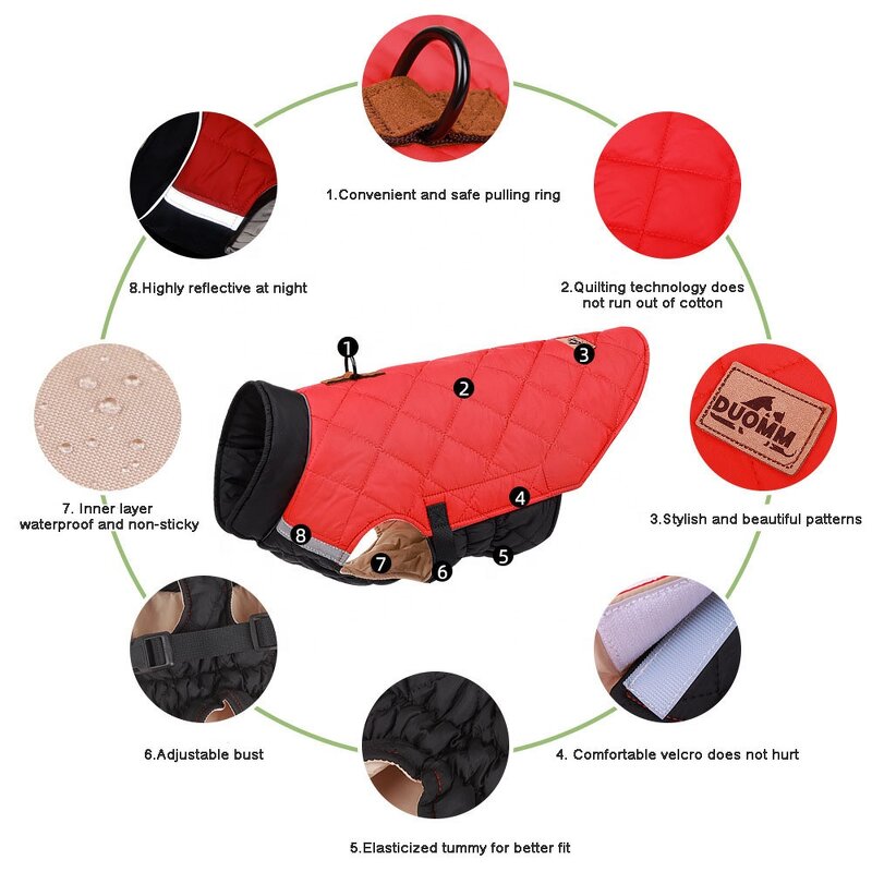 Pet Warm Coat Manufacturer - OEM/ODM Easily Wear Cotton Winter Vest