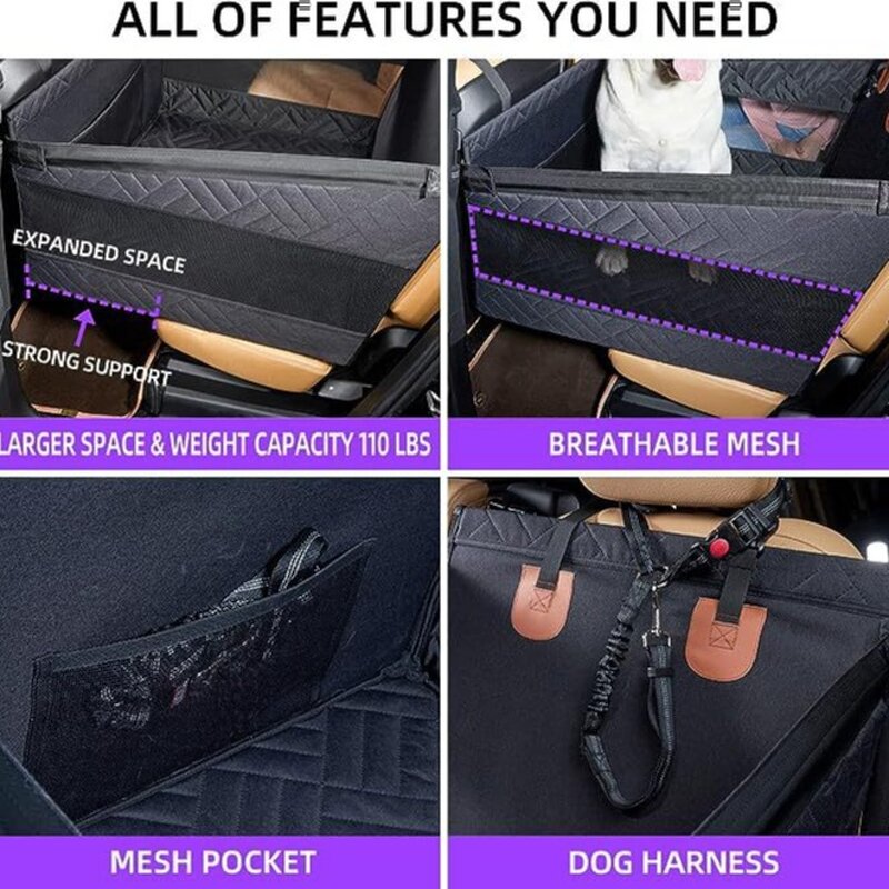Dog Car Seat Manufacturer - OEM/ODM Hard Bottom Large Dog Carrier Bed