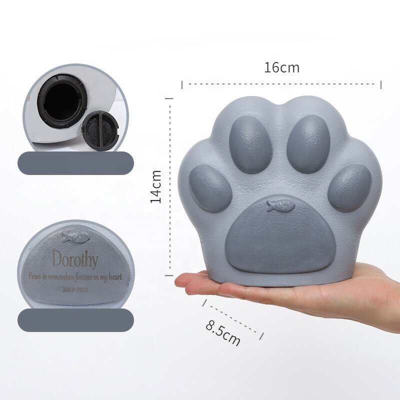 Pet Urn Manufacturer - OEM/ODM Eco Friendly Resin Paw Design Urns