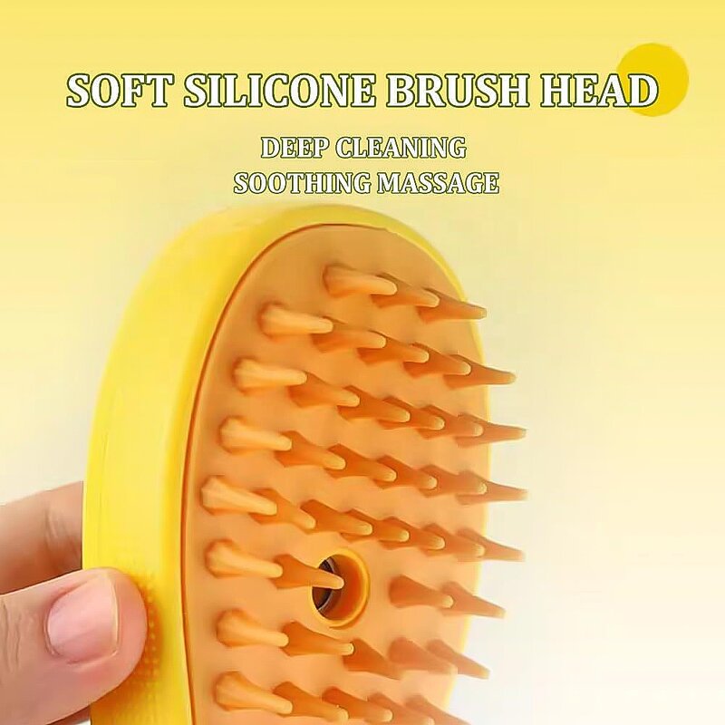 Pet Brush Manufacturer - OEM/ODM New Self Cleaning Steam Cat Brush