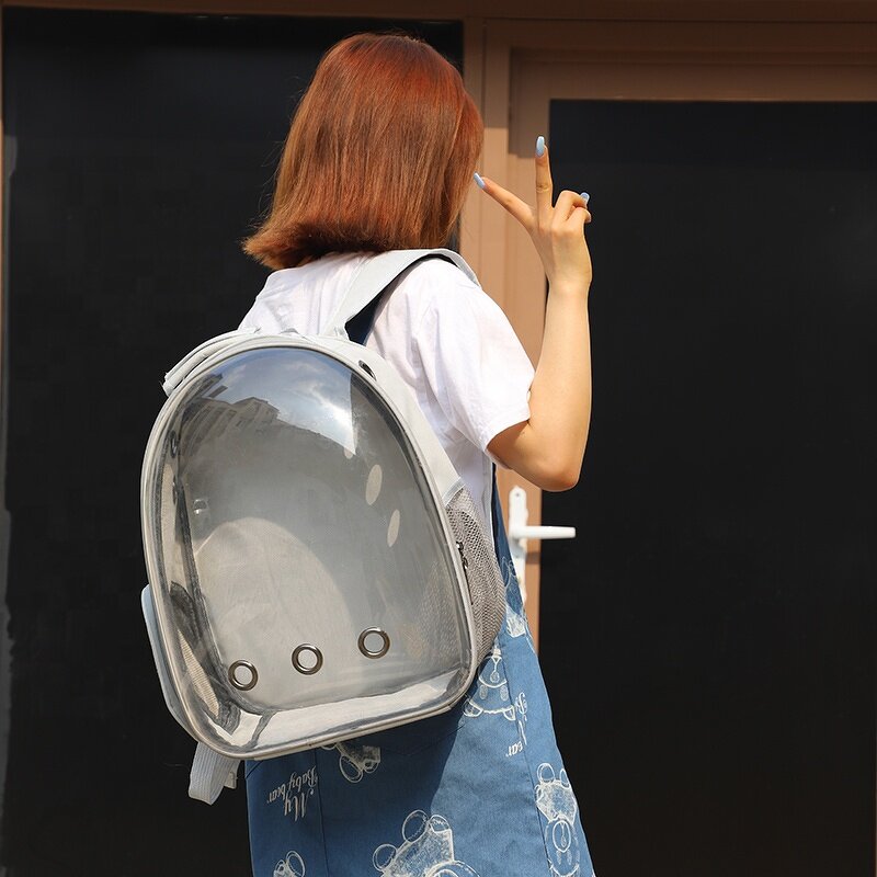 Pet Backpack Manufacturer - OEM/ODM Transparent Space Capsule Breathable Bag