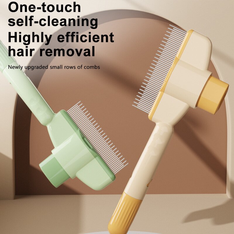 Pet Grooming Brush Factory - OEM/ODM Self-Cleaning Shedding Pet Comb