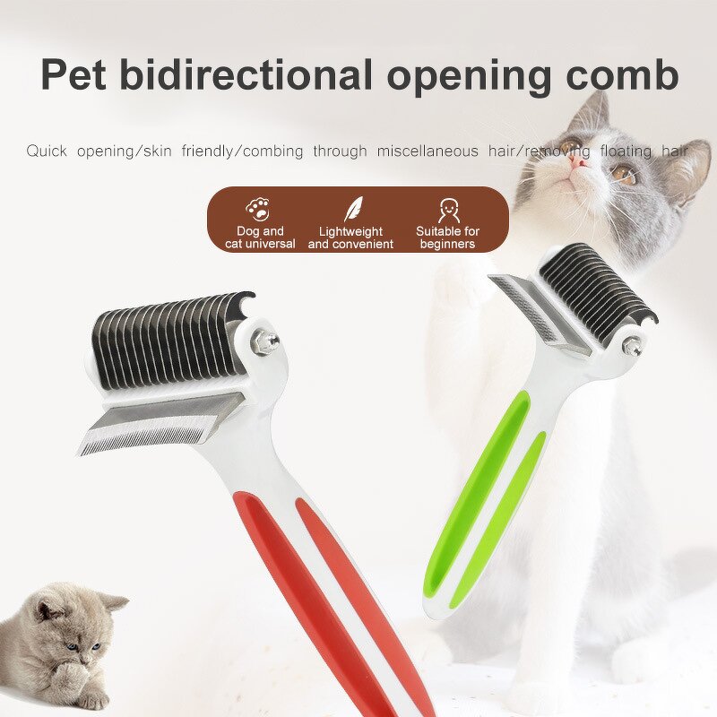 Pet Grooming Tool Manufacturer - OEM/ODM Professional Double-headed Pet Brush