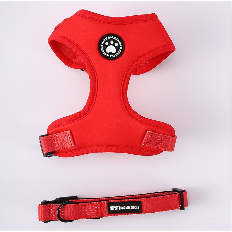 Dog Harness Set Factory - OEM/ODM Custom Design Adjustable Bandana Vest