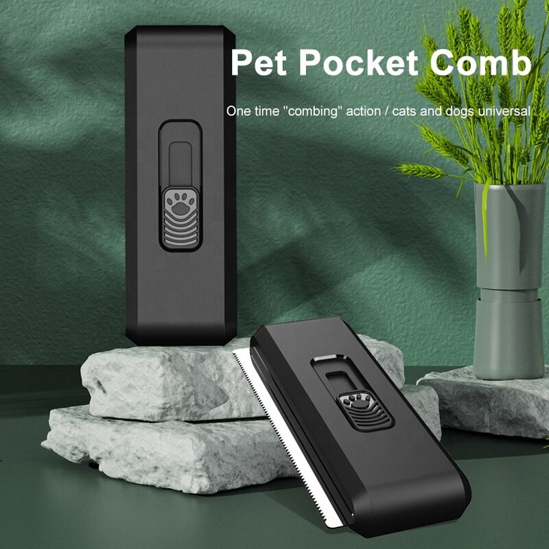 Pet Brush Manufacturer - OEM/ODM Portable Double Blade Self-Cleaning