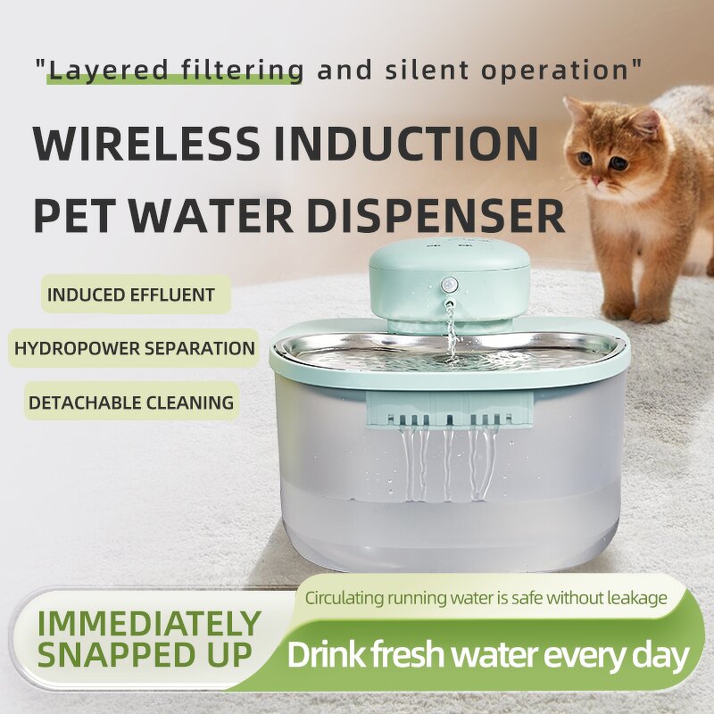 Pet Water Fountain Manufacturer - OEM/ODM 4L Stainless Steel