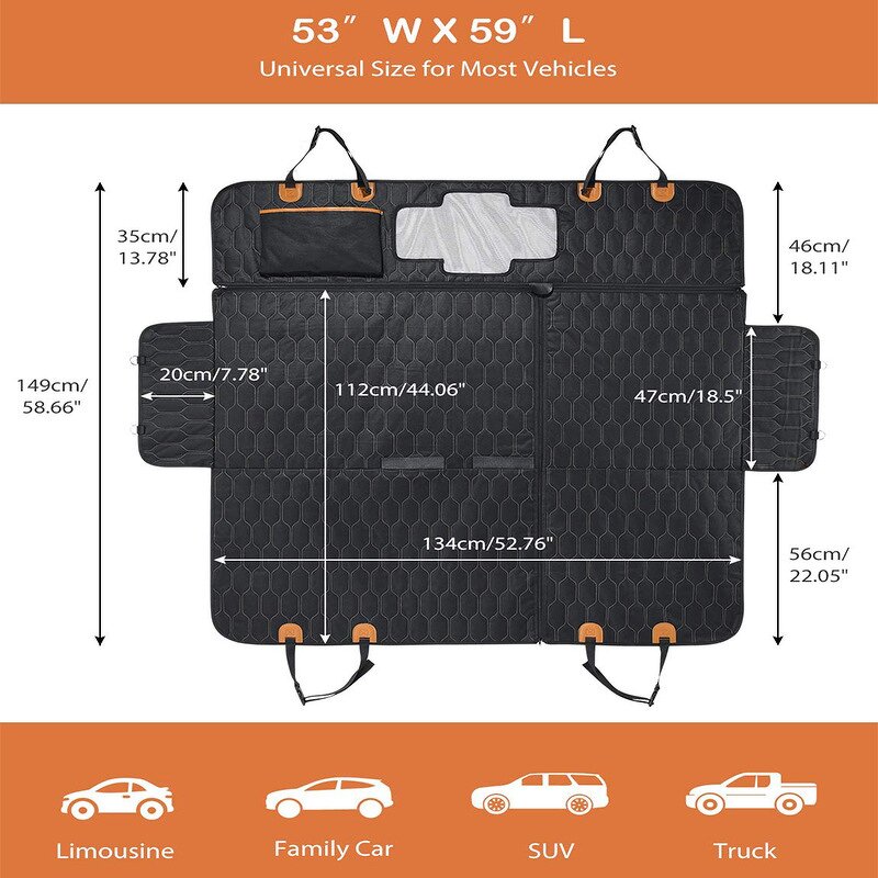 Pet Car Cushion Manufacturer - OEM/ODM 3-in-1 Removable Waterproof Mat