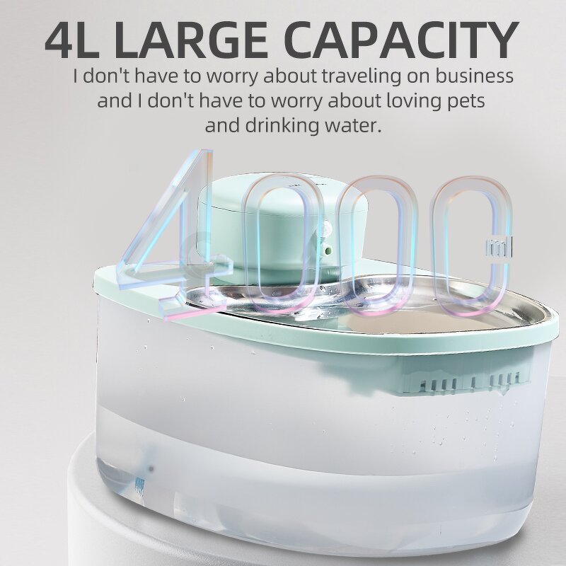 Pet Water Fountain Manufacturer - OEM/ODM 4L Stainless Steel