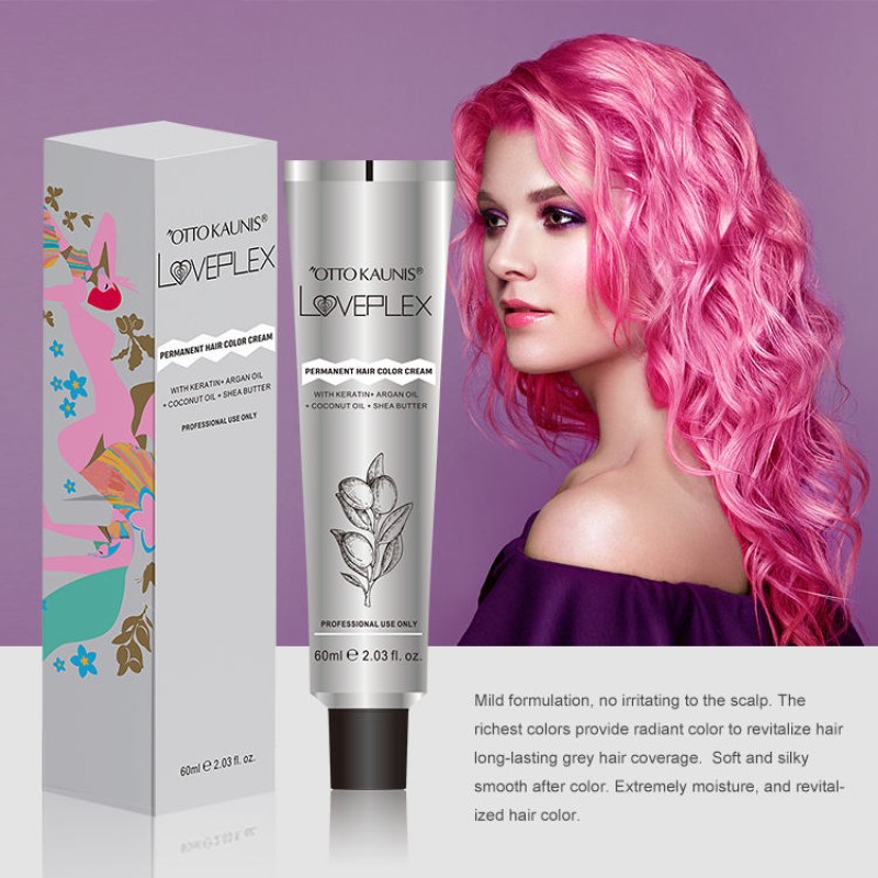 Hair Color Cream Factory - OEM Non Allergic Semi Permanent Low Ammonia