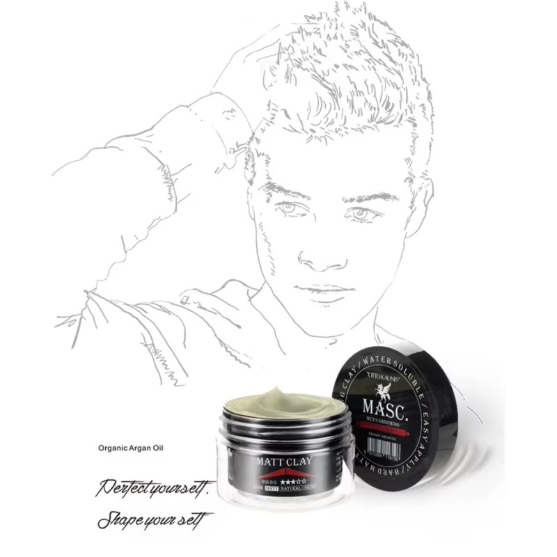 Hair Styling Pomade Manufacturer - OEM Strong Hold Non-Greasy Argan Oil