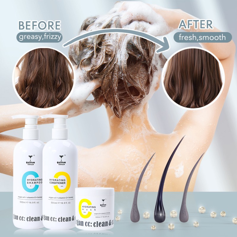 Argan Oil Shampoo Supplier - OEM Professional Moroccan Natural Hydrating