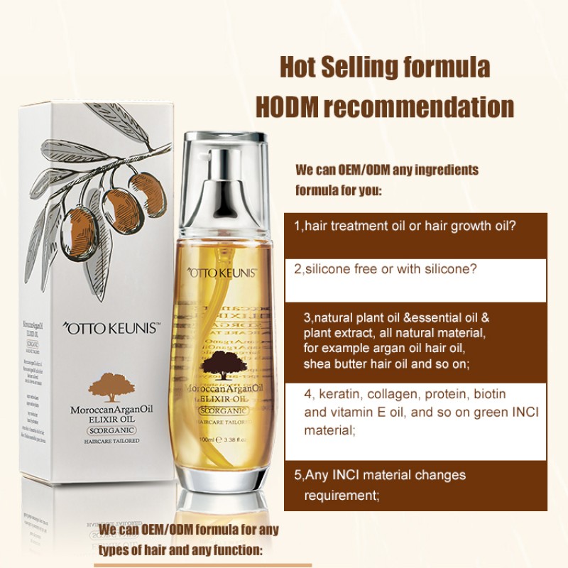 Hair Growth Oil Factory - OEM Herbal Ginger Argan Oil Wild Growth