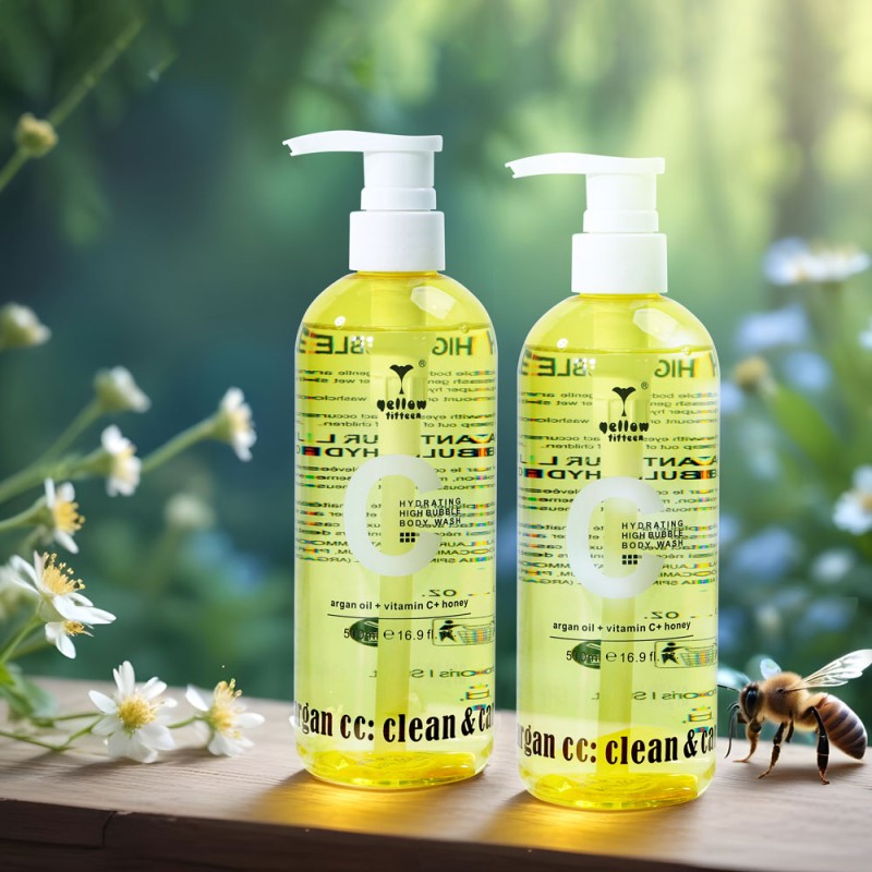Body Wash Factory - OEM Argan Oil Vitamin C Honey Hydrating